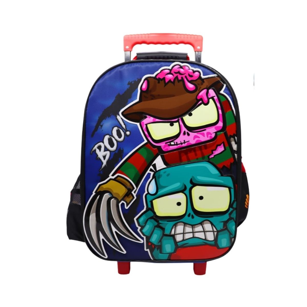 ULTRA ZOMBIES - Maleta Oficio + Lonchera + Cartuchera Ultra Zombies Azul