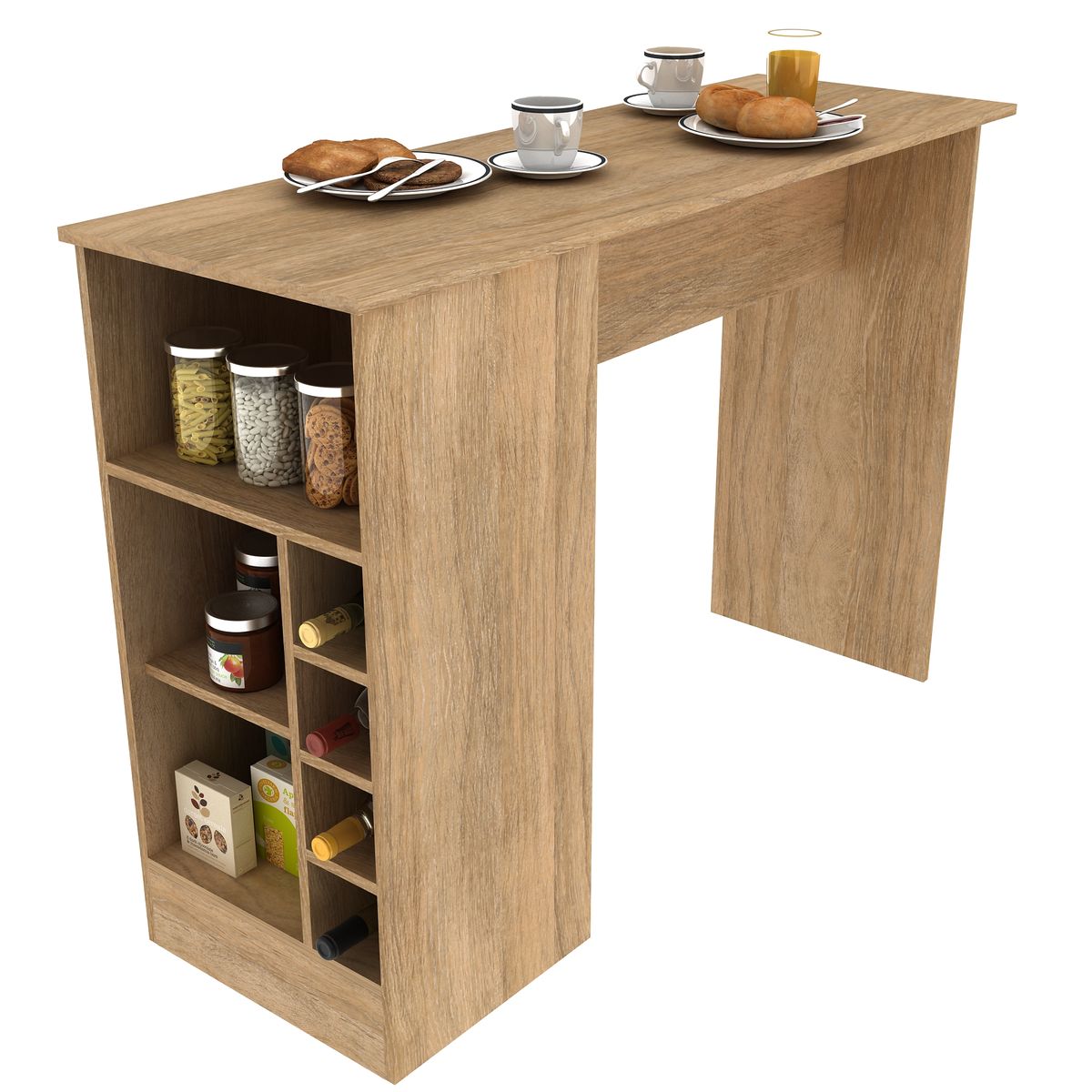 CASA BELLA - MESA DESAYUNADOR COCINA CASABELLA LIA ROBLE