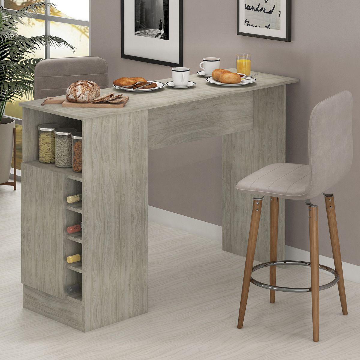 CASA BELLA - MESA DESAYUNADOR COCINA CASABELLA LIA MIEL