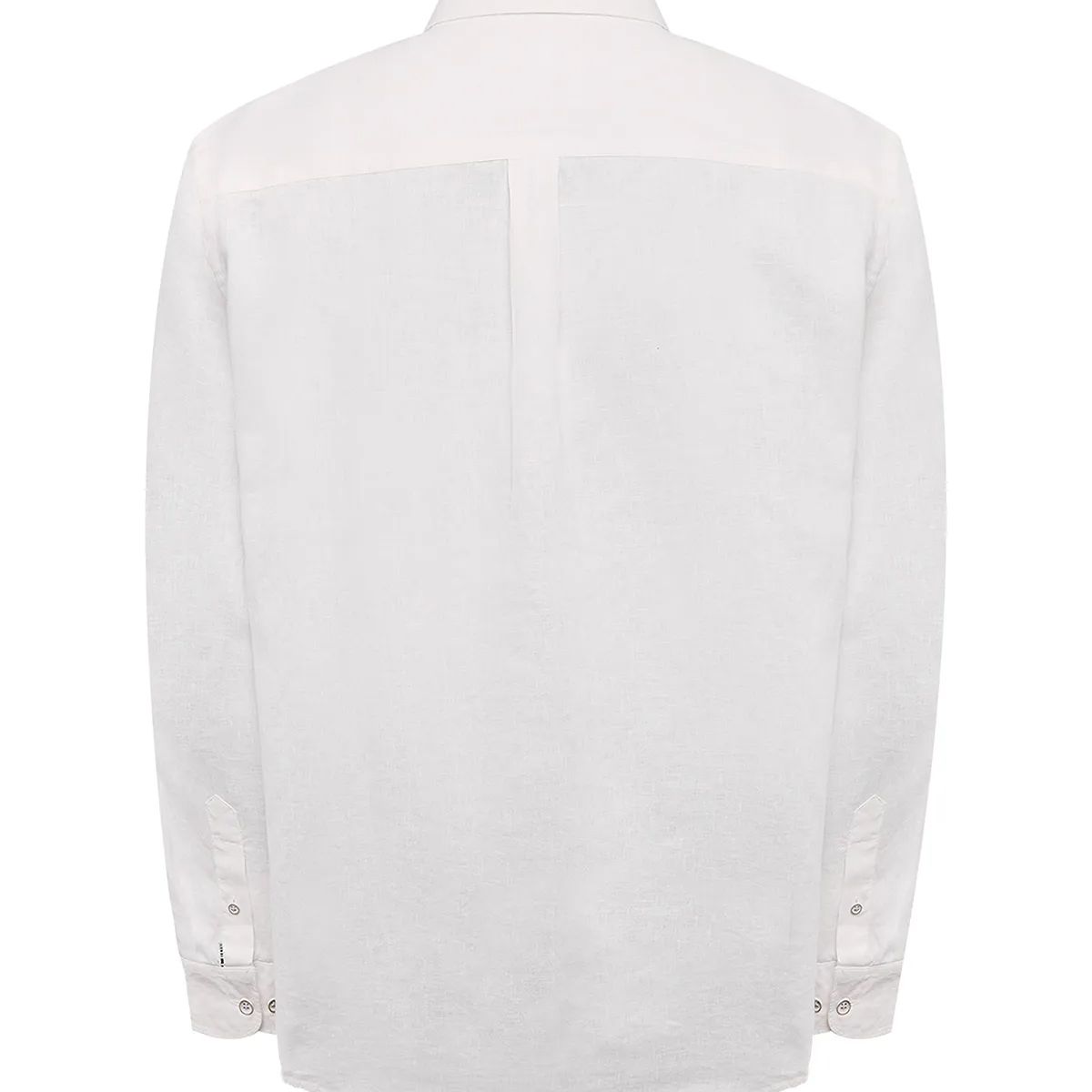 ROCKFORD - Camisa Rockford Hombre Linen Blanco ROCKFORD