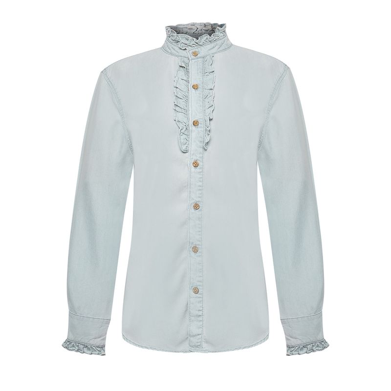 ROCKFORD - Blusa Rockford Mujer Rauli Azul ROCKFORD