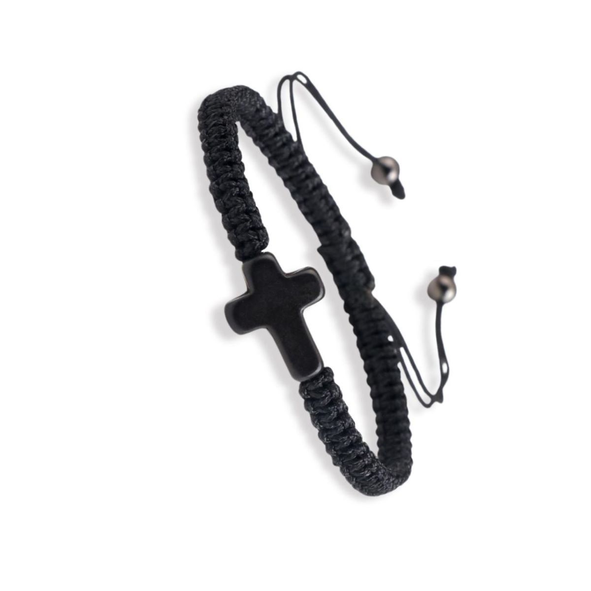 SANTORAL - Pulsera Cruz Howlita - Hilo