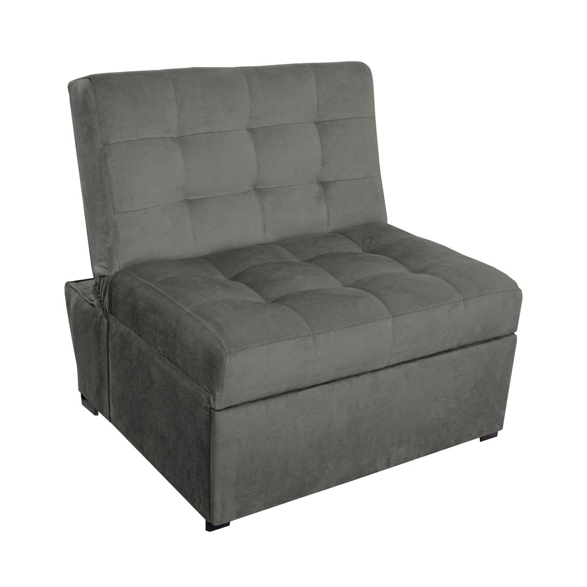 BARAKA HOME - Sofá Cama Chani 1 Plz - Gris oscuro