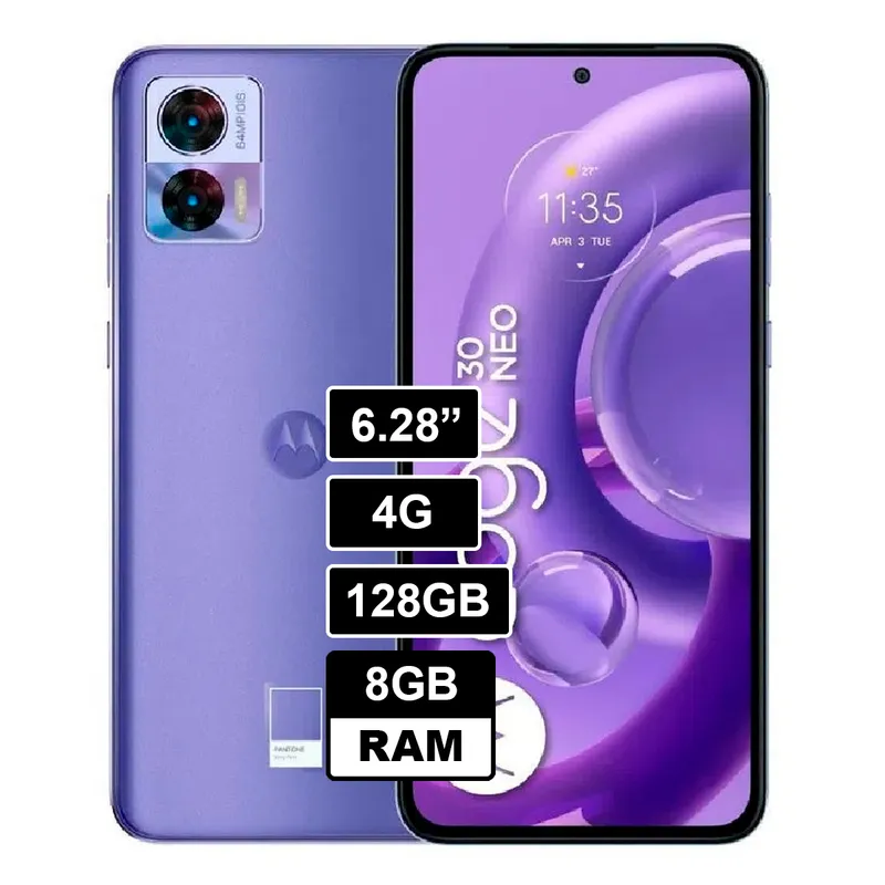 MOTOROLA - MOTOROLA MOTO EDGE 30 NEO 128GB 8GB MORADO