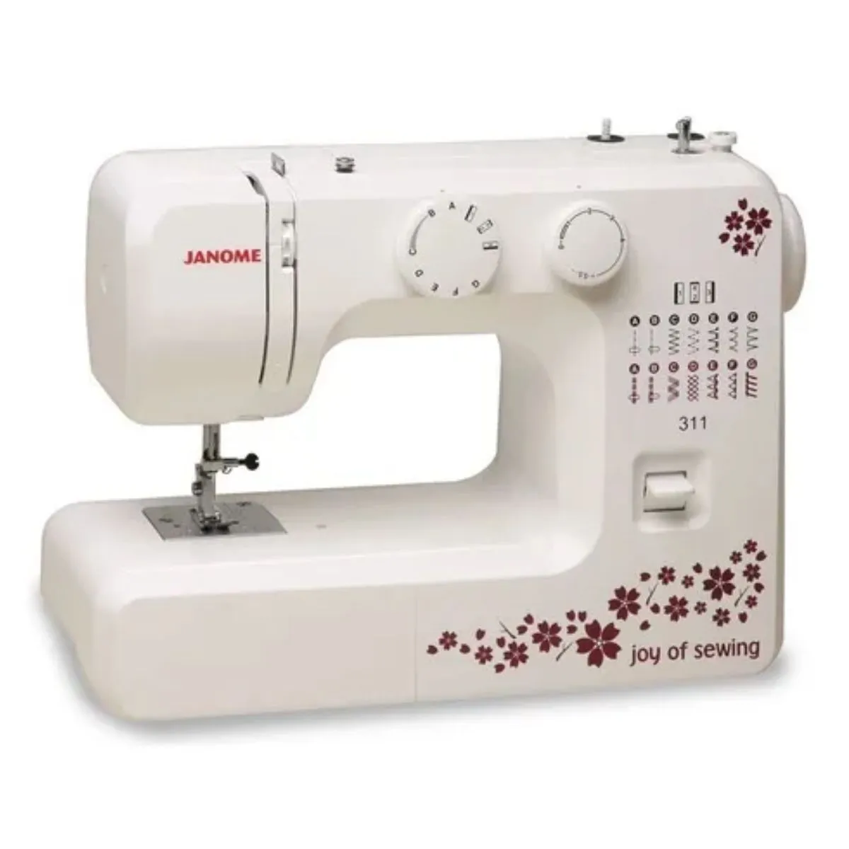 JANOME - Máquina De Coser Recta Janome 311 + 32 Pies Y Tijera Costura