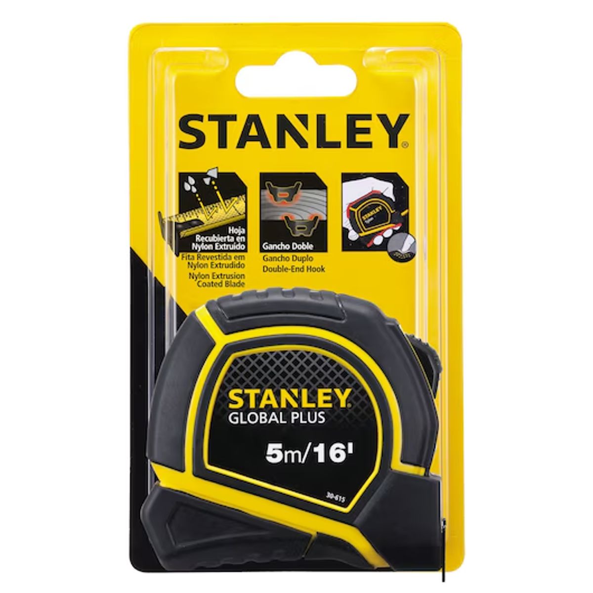 STANLEY - WINCHA GLOBAL PLUS 5M 16 COD 30-615 STANLEY