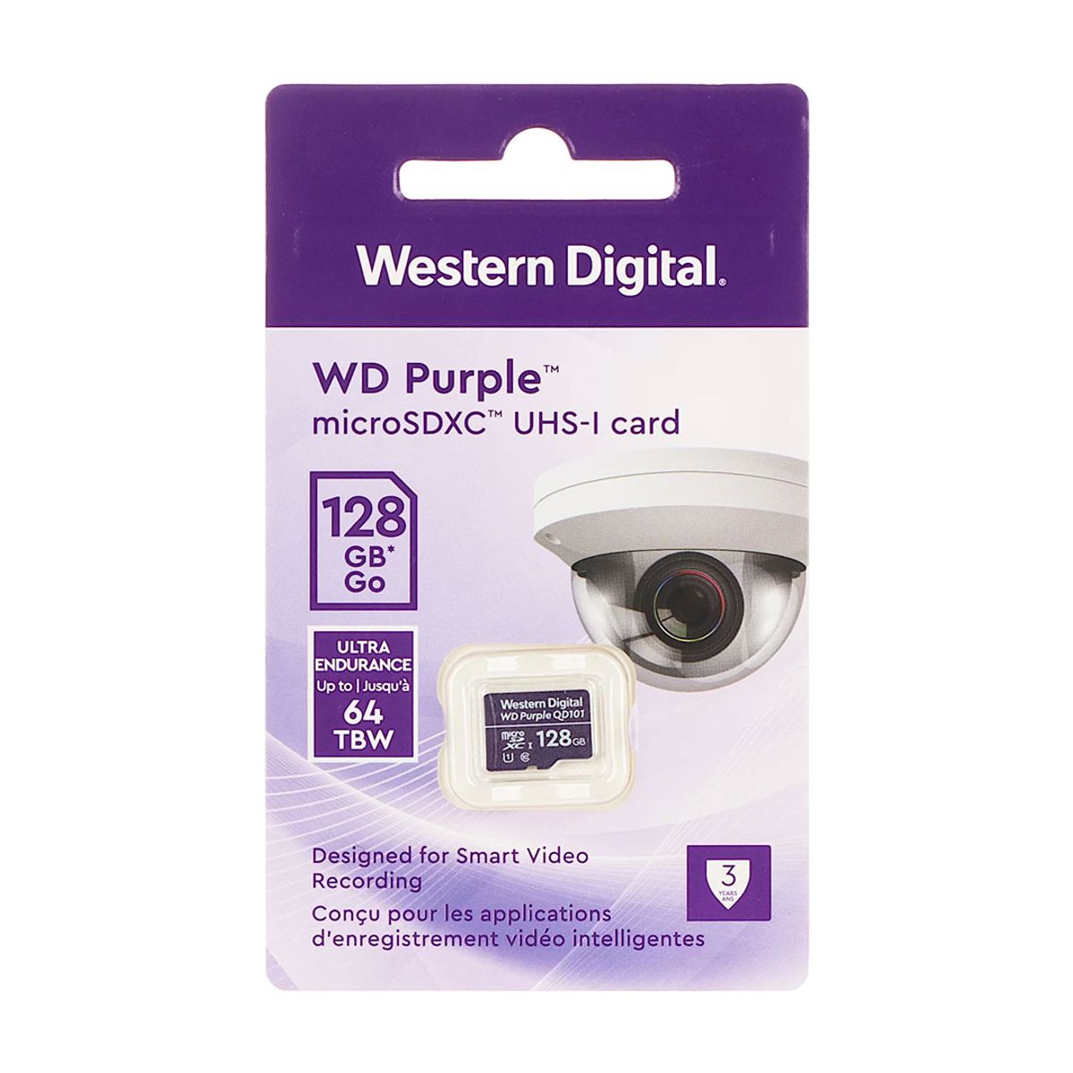 WESTERN DIGITAL - Western Digital WDD128G1P0C-85AEL0 Memoria Flash Purple 128GB