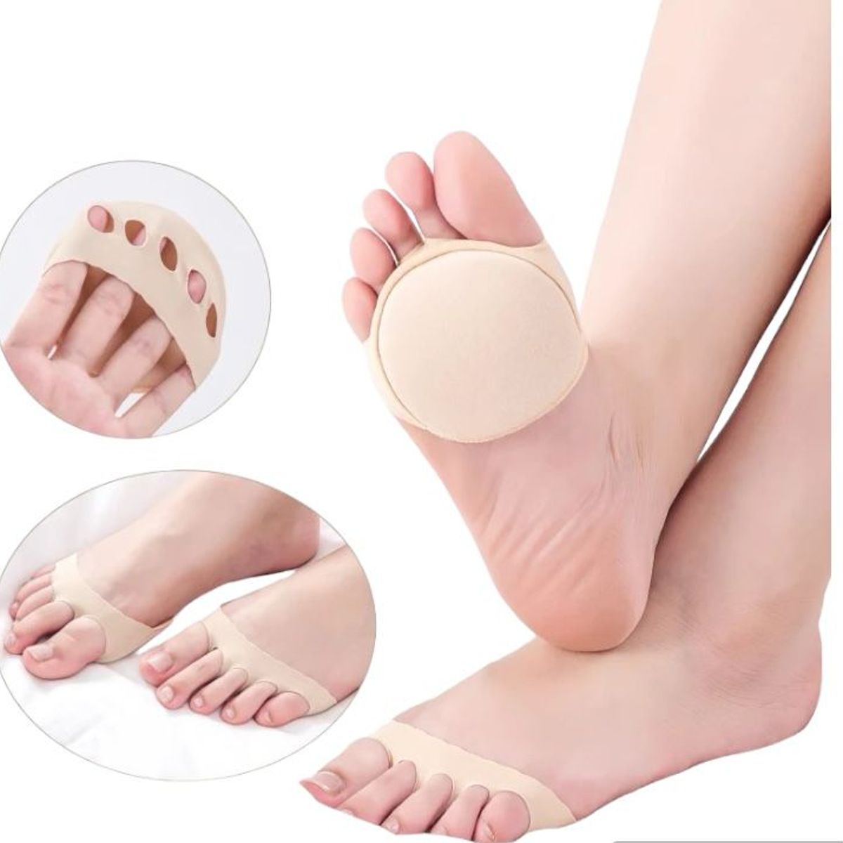 GENERICO - Plantilla Antepie Zapato o Tacos Protector Almohadillas 2 PARES MIXTO