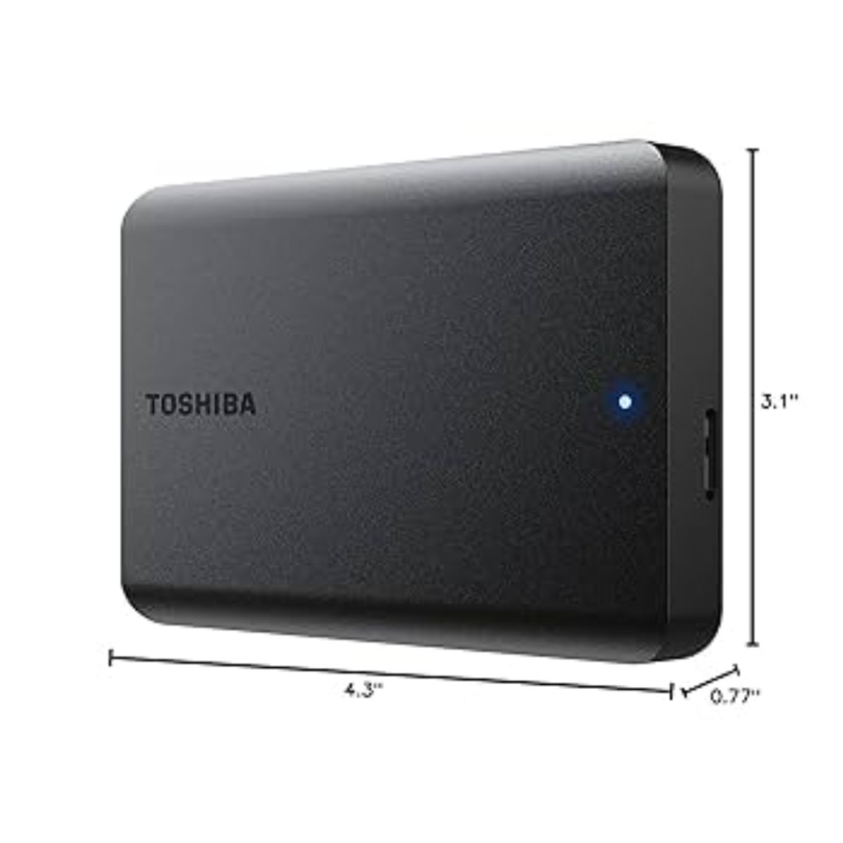 Toshiba - Disco Duro Externo Toshiba Canvio Basic 4TB
