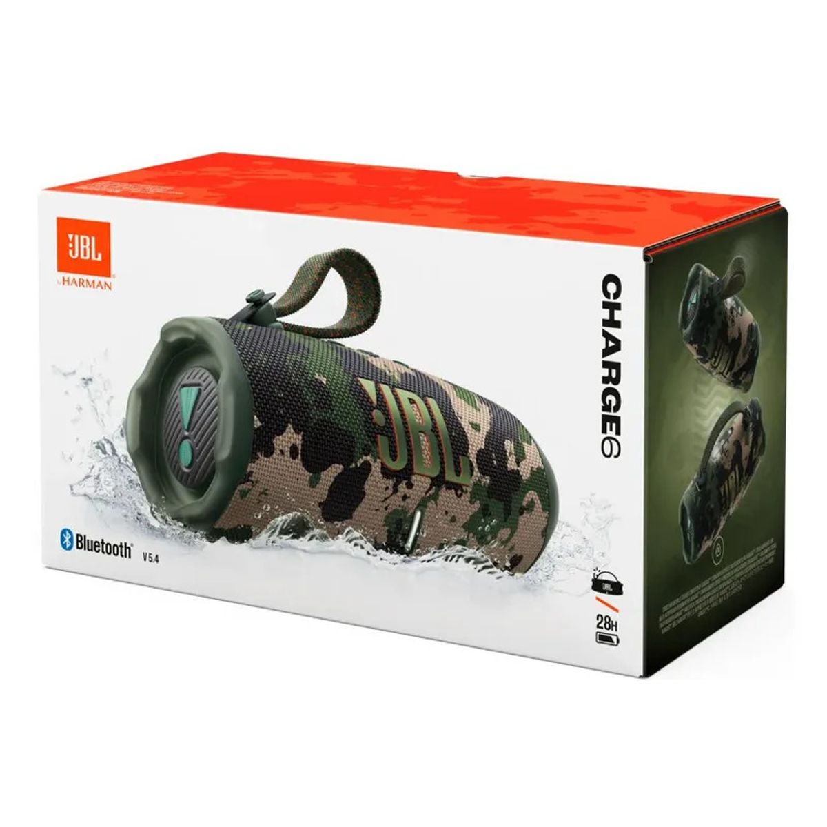JBL - JBL CHARGE 6 CAMUFLADO PARLANTE CON IP68 BLUETOOH AURACAST