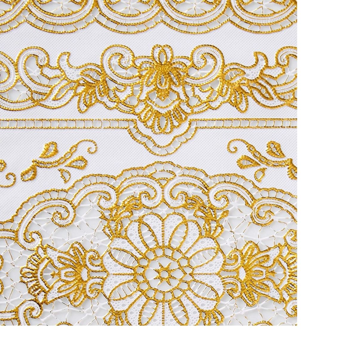 GENERICO - Individuales de mesa dorados set de 12