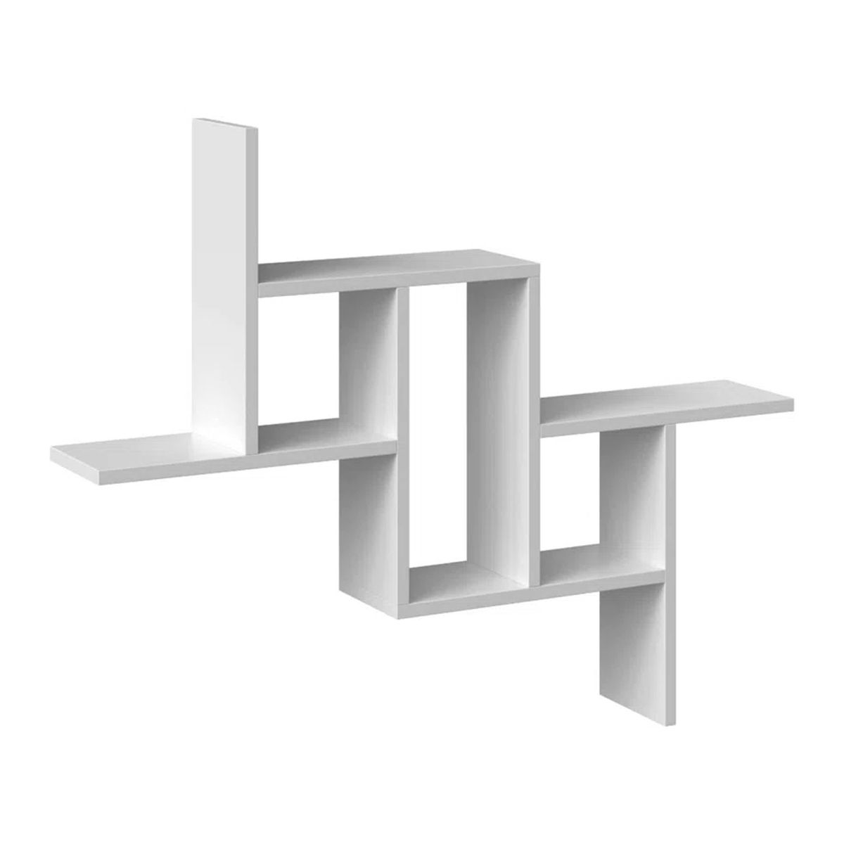 GENERICO - Repisa Flotante Melamina Kymel 74x85cm Blanco