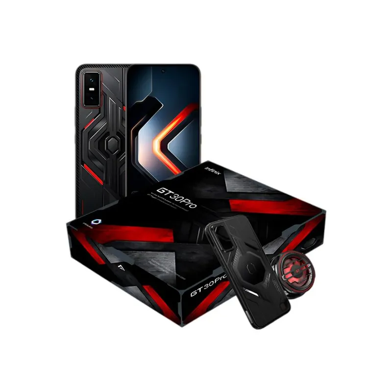 INFINIX - Infinix Gt 30 Pro 5g 512Gb 12+12gb Ram Dark Flare Gaming Kit