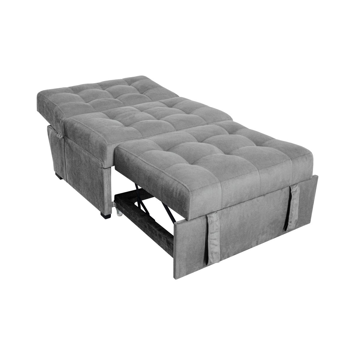 BARAKA HOME - Sofá Cama Chani 1 Plz - Gris claro