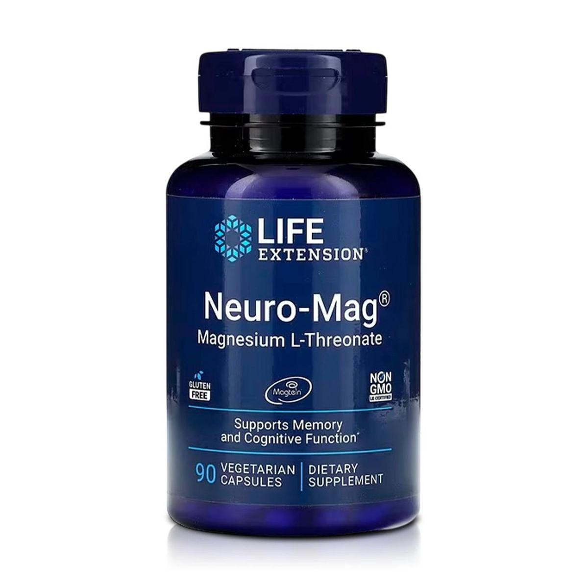 VITAMINA - Neuro-Mag L-Treonato de Magnesio 144 mg (90 Cápsulas) - Life Extension