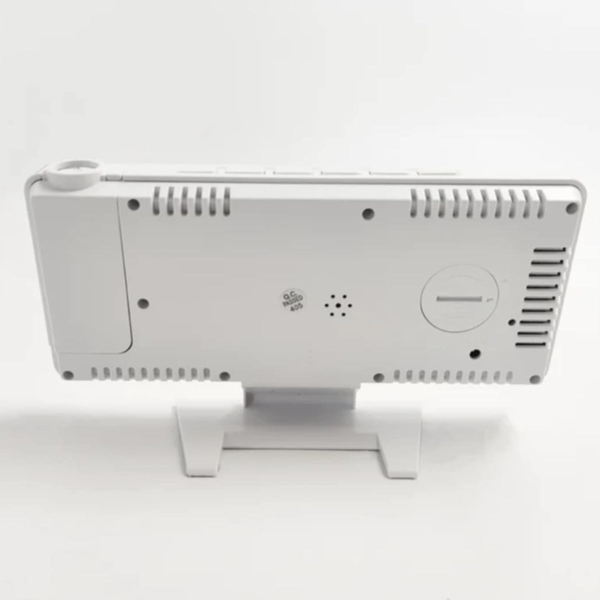 GENERICO - Reloj Digital Proyector Despertador de Hora Alarma Pantalla de Madera