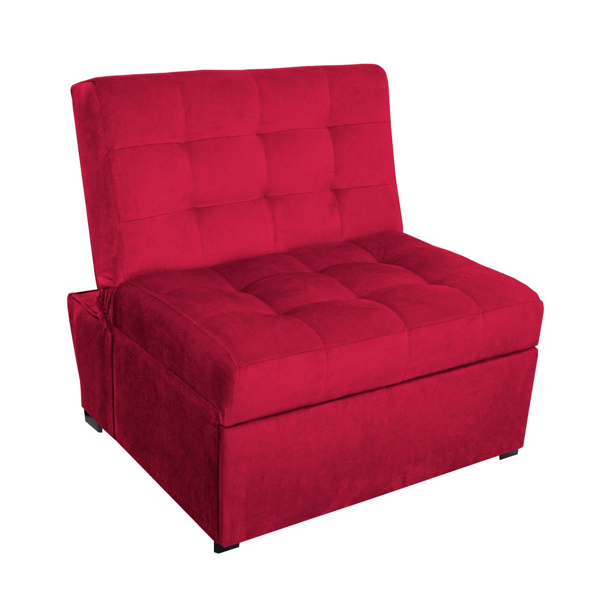 BARAKA HOME - Sofá Cama Chani 1 Plz - Rojo