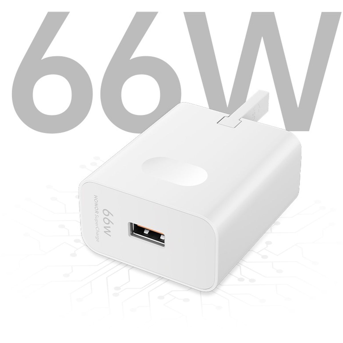 HONOR - cargador honor 66w  color blanco