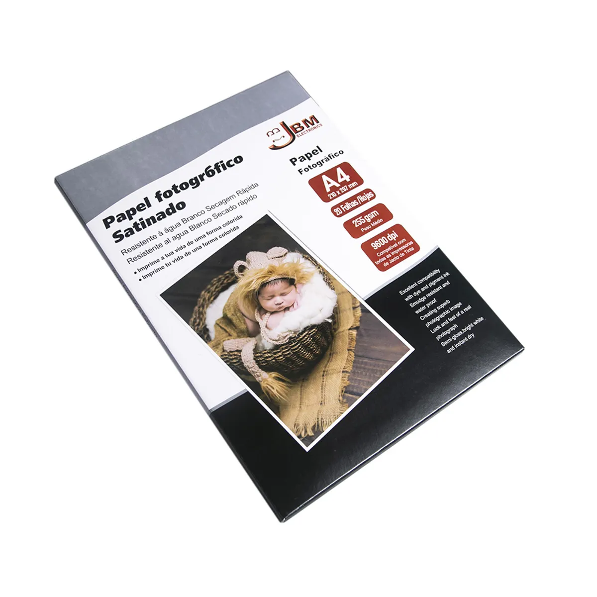 NACIONAL - Papel Fotográfico Satinado A4-JBM