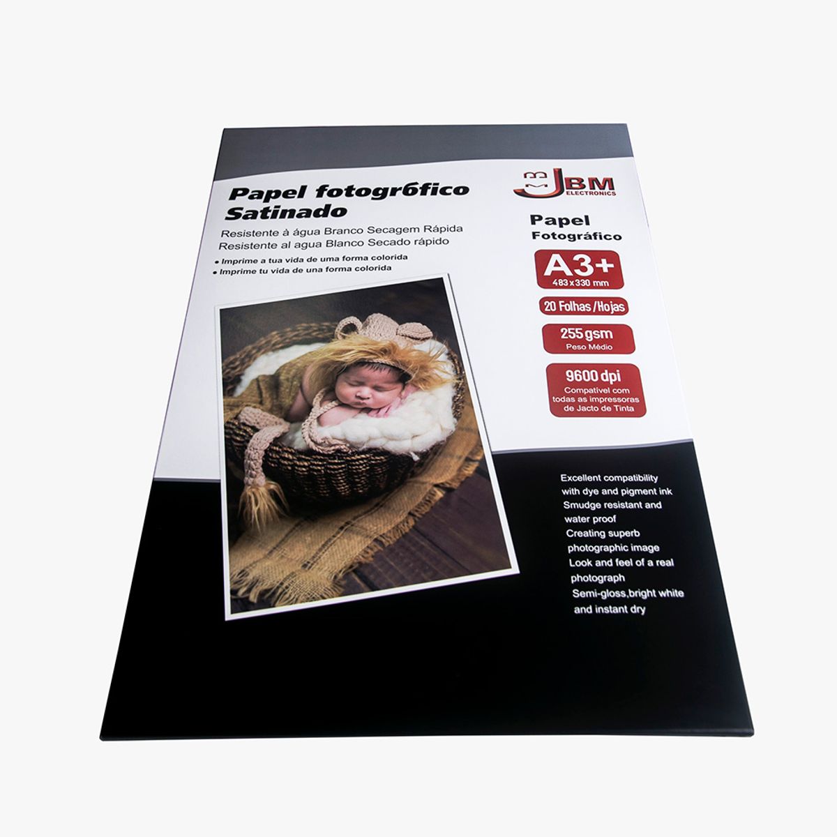 NACIONAL - Papel Fotográfico Satinado A3+