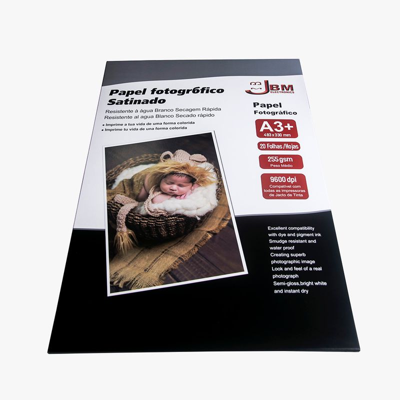NACIONAL - Papel Fotográfico Satinado A3+