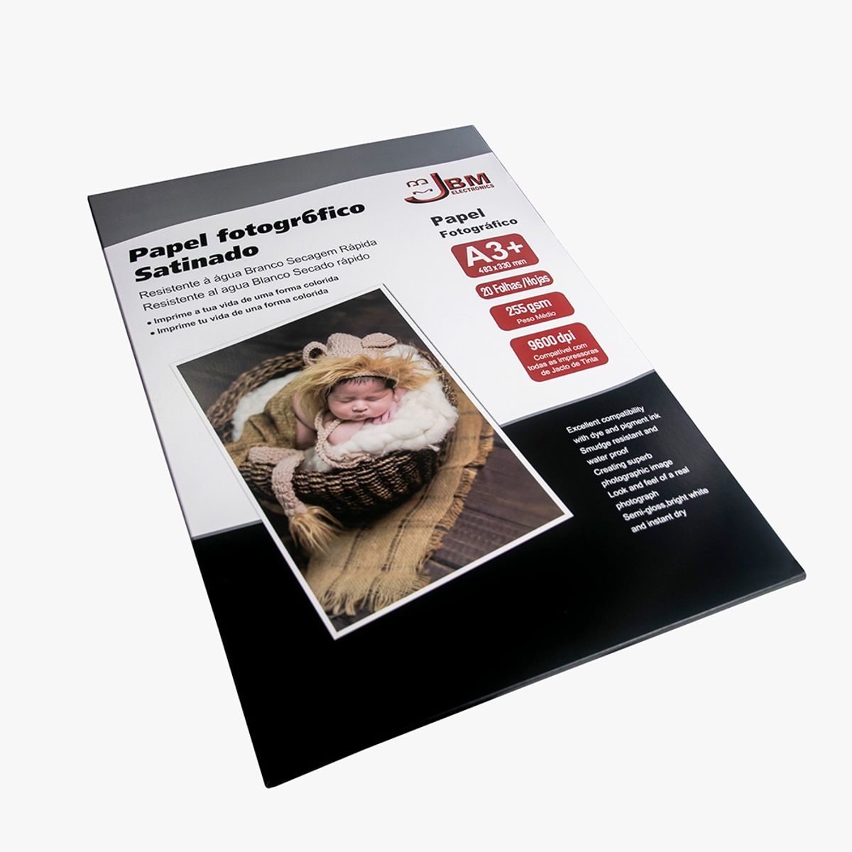 NACIONAL - Papel Fotográfico Satinado A3+