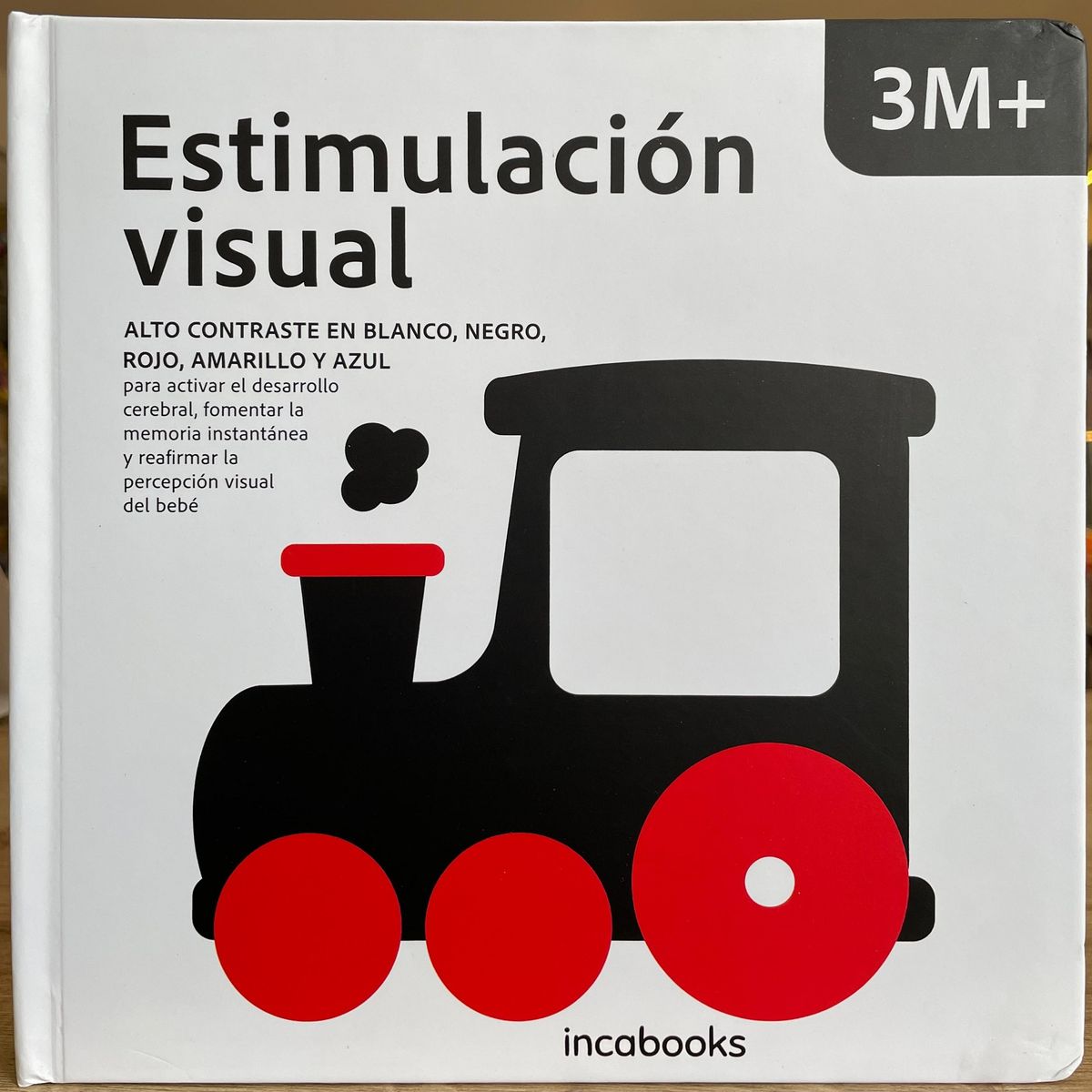 GENERICO - ESTIMULACIÓN VISUAL ALTO CONTRASTE EN BLANCO NEGRO ROJO AMARILLO Y AZUL +3 MESES
