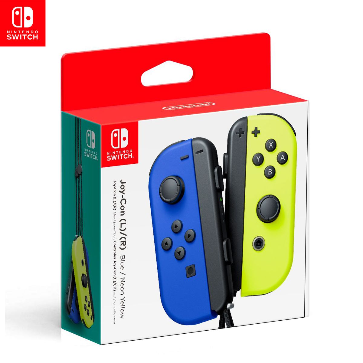 NINTENDO - MANDO JOY CON BLUE - NEON YELOW NINTENDO SWITCH