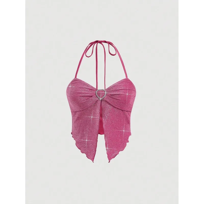 GENERICO - TOP LOLITAS RO9A KAWAII COQUETTE BRILLO