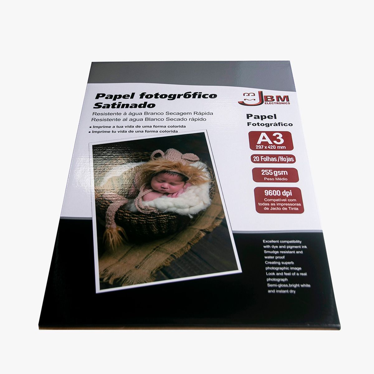 NACIONAL - Papel Fotográfico Satinado A3-JBM