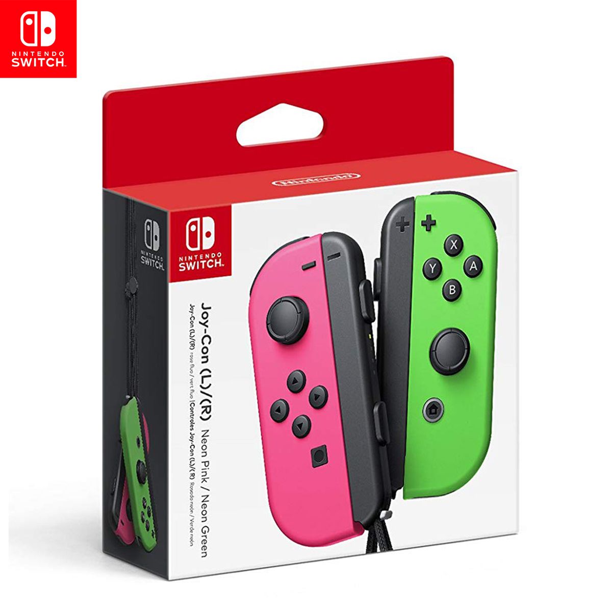 NINTENDO - MANDO JOY CON NEON PINK - NEON GREEN NINTENDO SWITCH
