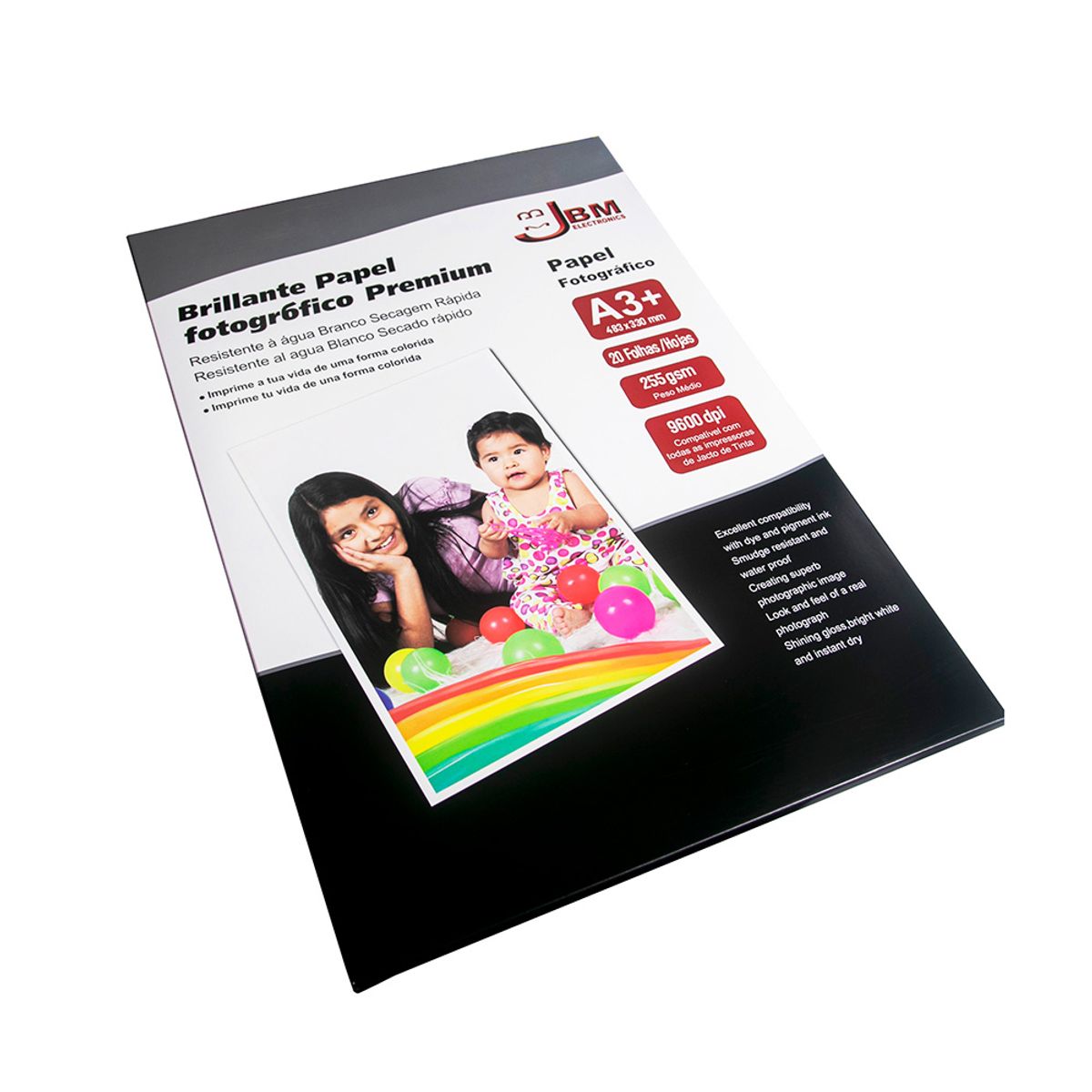 NACIONAL - Papel Fotográfico Brillante Premium A3+ MAS