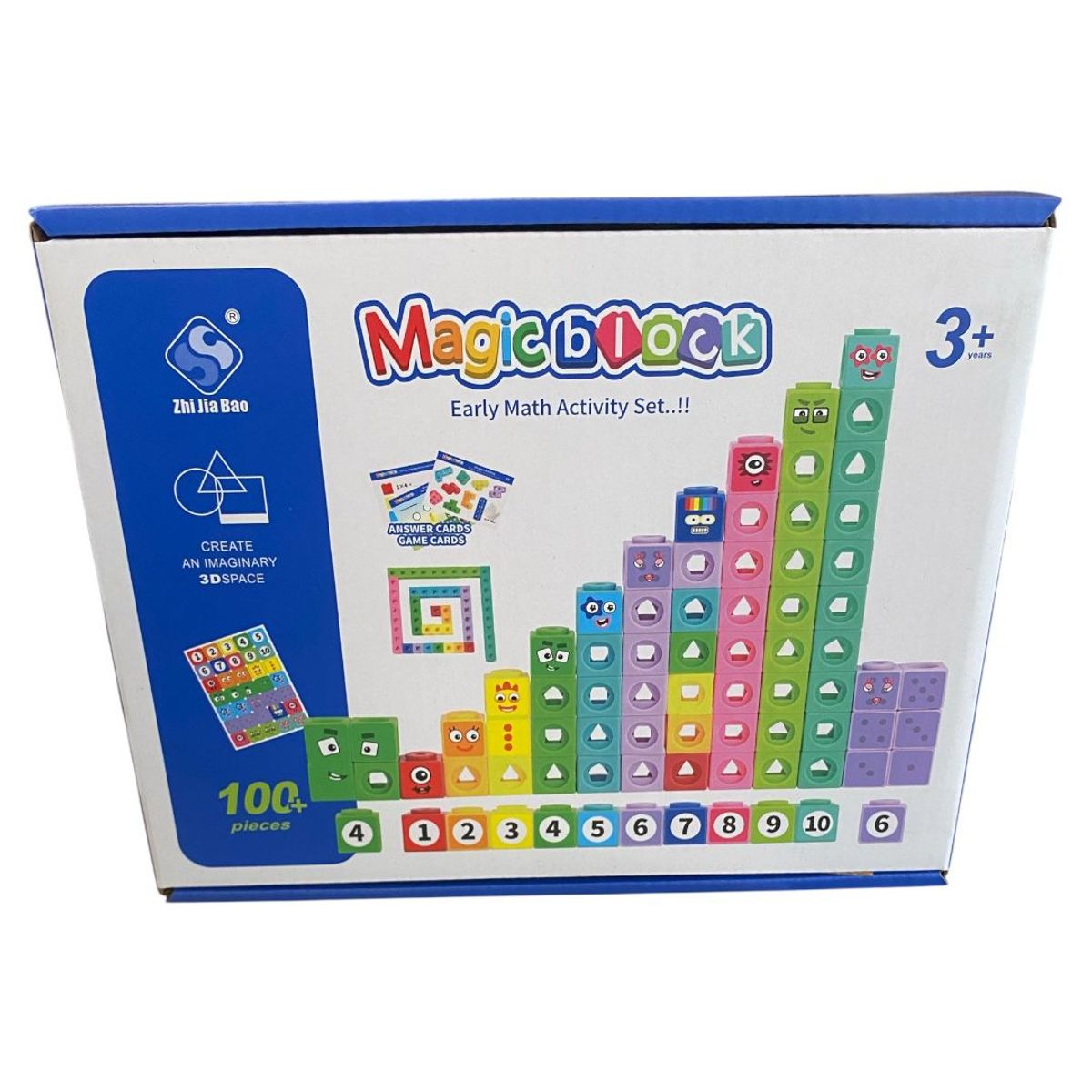 GENERICO - Bloque Mágicos De Números. Magic Block (100 Piezas) 100