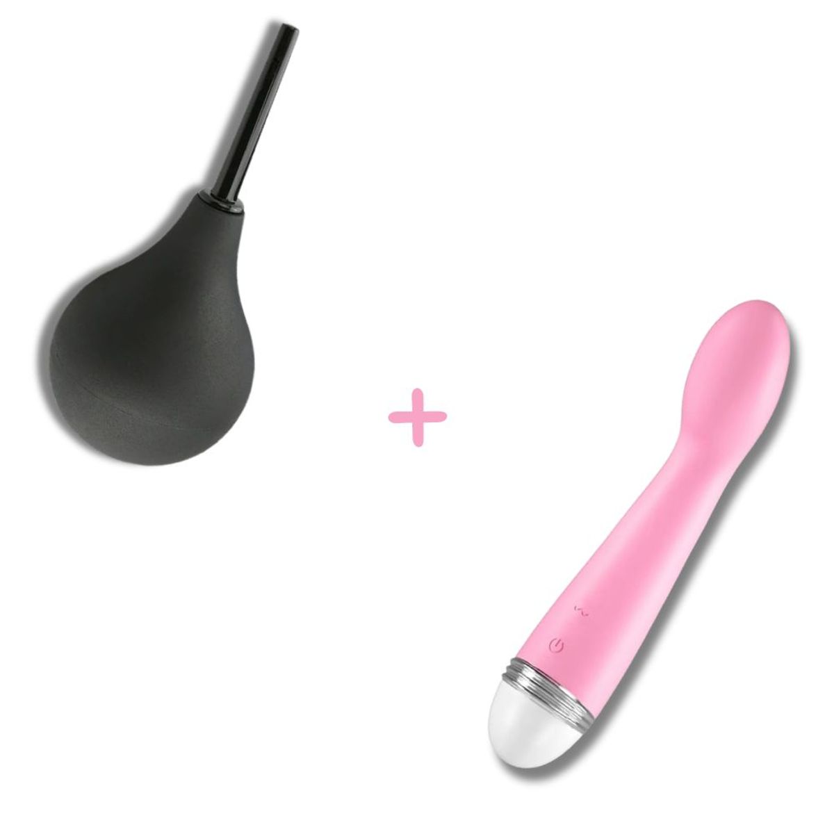 GENERICO - COMBO ENEMA + CONSOLADOR 10 VELOCIDADES