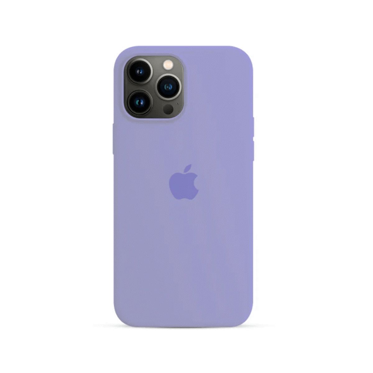 CASE - Case Silicona Para Iphone 13 Pro Max - Lila