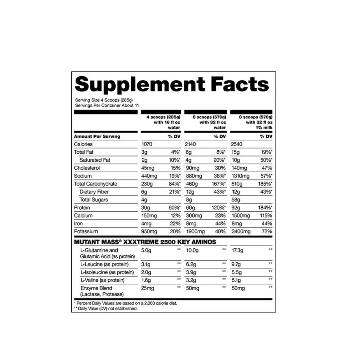 MUTANT - PROTEÍNA MUTANT MASS 5 LB VAINILLA + PORTAPROTEINA
