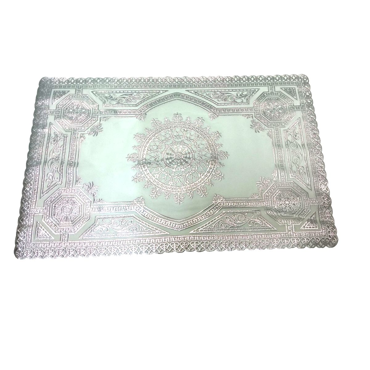 GENERICO - Individuales de mesa Plateados set de 12