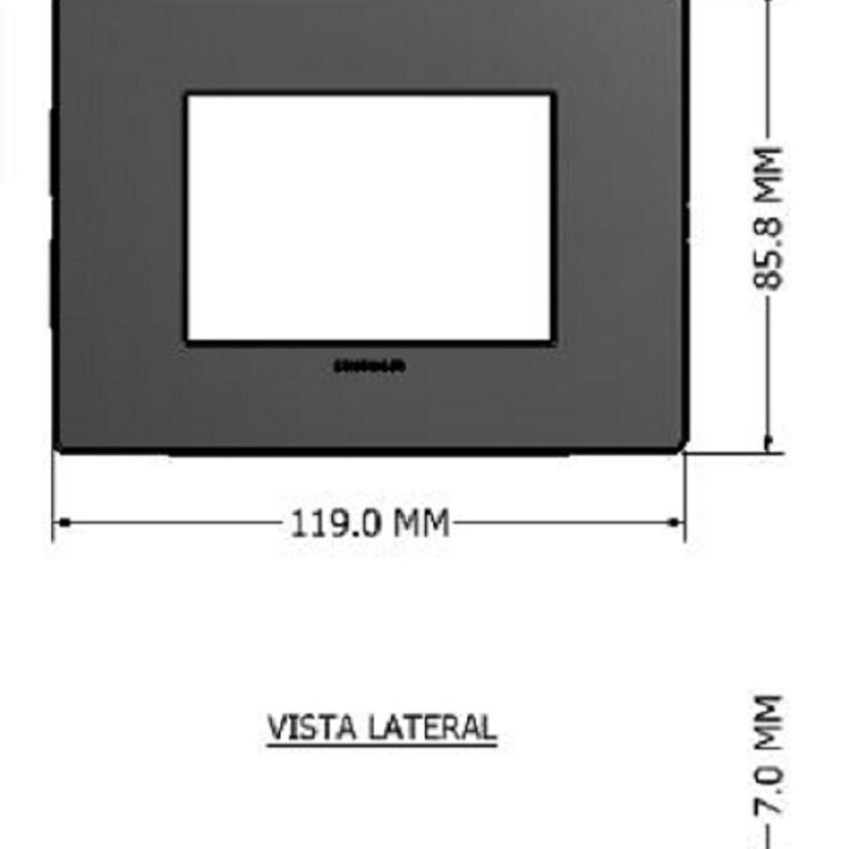 SINTHESI - TOMA TELEFONO S33 PLACA PLATA Y DADOS S22 BLANCOS SINTHESI