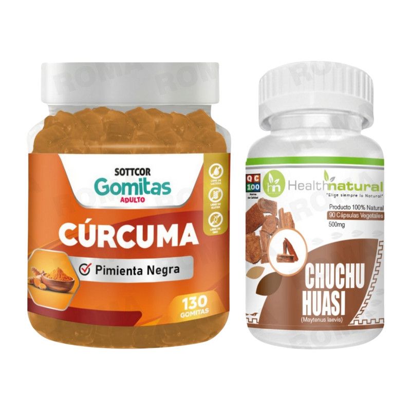 HEALTHNATURAL - GOMITAS CÚRCUMA + CHUCHUHUASI HEALTHNATURAL