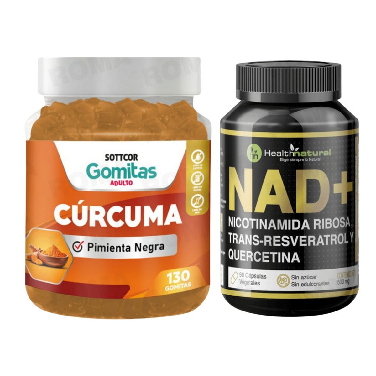 HEALTHNATURAL - GOMITAS CÚRCUMA + NAD+ HEALTHNATURAL