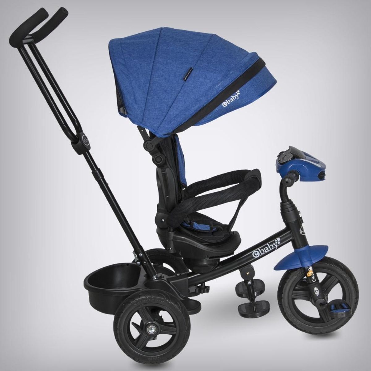 EBABY - Triciclo Guiador para Niños «SPIN» Blue