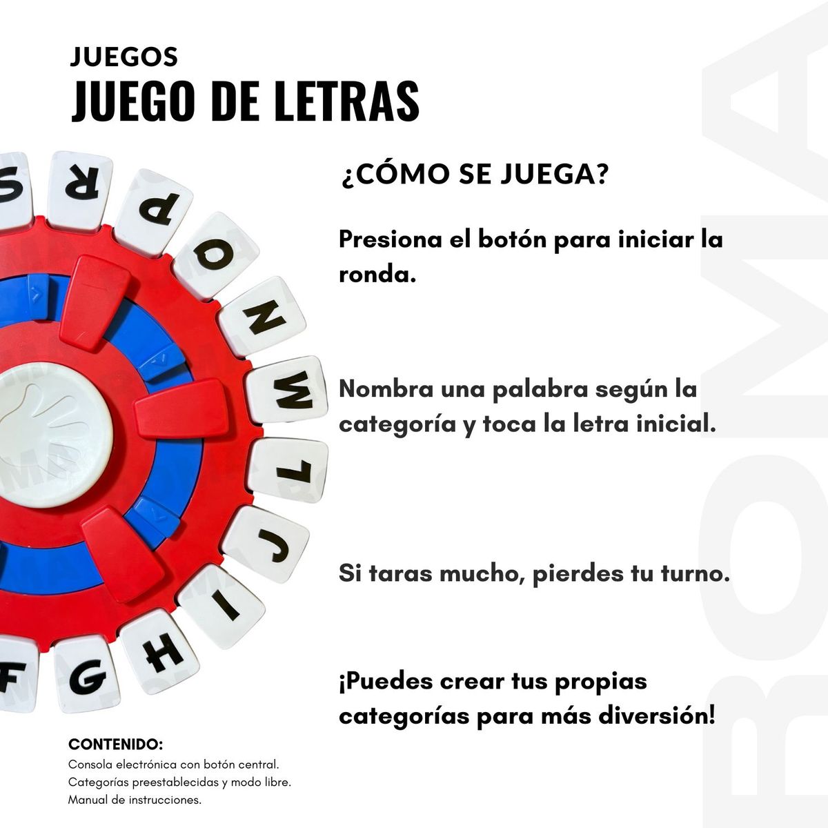 GENERICO - PACK 3  JUEGO DE LETRAS - JUEGO DE MESA
