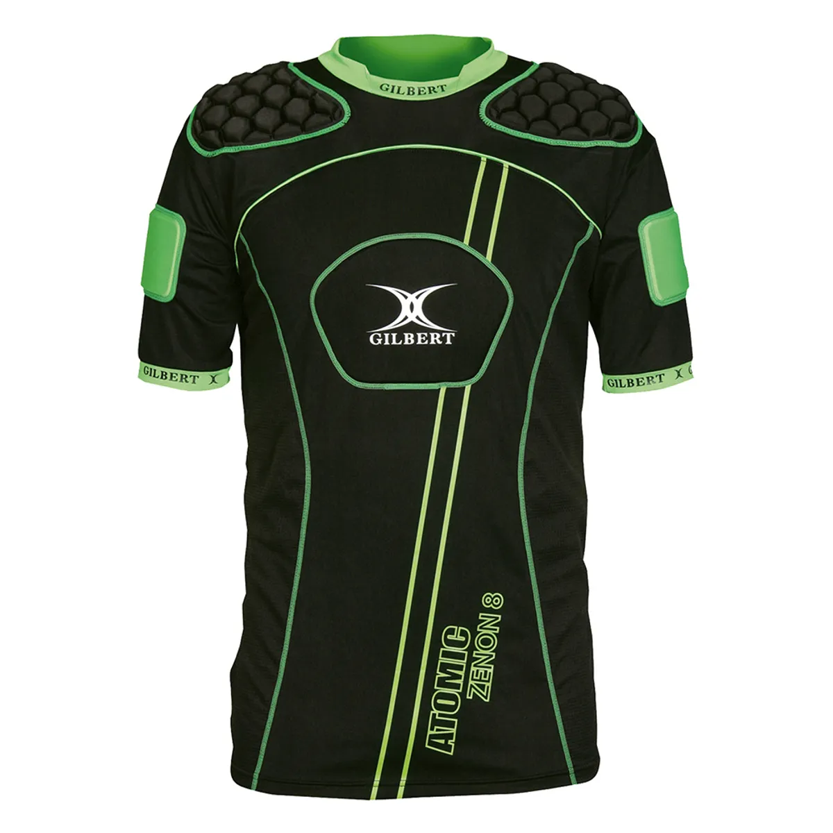 GILBERT - GILBERT PECHERA RUGBY ATOMIC ZEN V2 NEGROVERDE