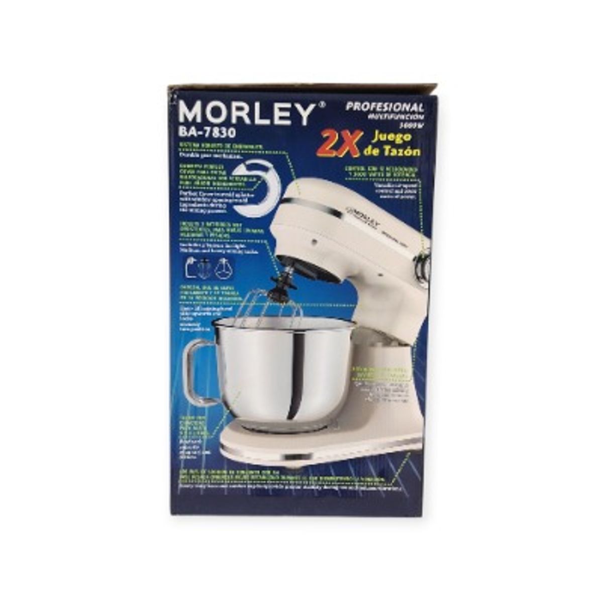 MORLEY - BATIDORA PLANETARIA MORLEY 12  VELOCIDADES 6 & 5LT 3000W ROSADO