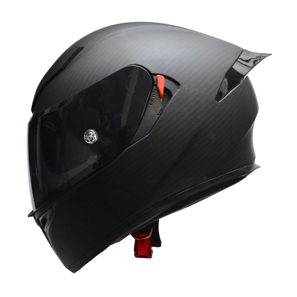 CES - CASCO MOTO AXOR EX BIHR FIBRA DE CARBONO NEGRO DOBLE VISOR