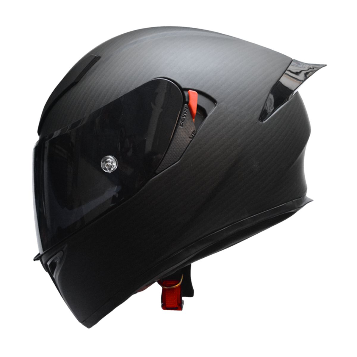 CES - CASCO MOTO AXOR EX BIHR FIBRA DE CARBONO NEGRO DOBLE VISOR