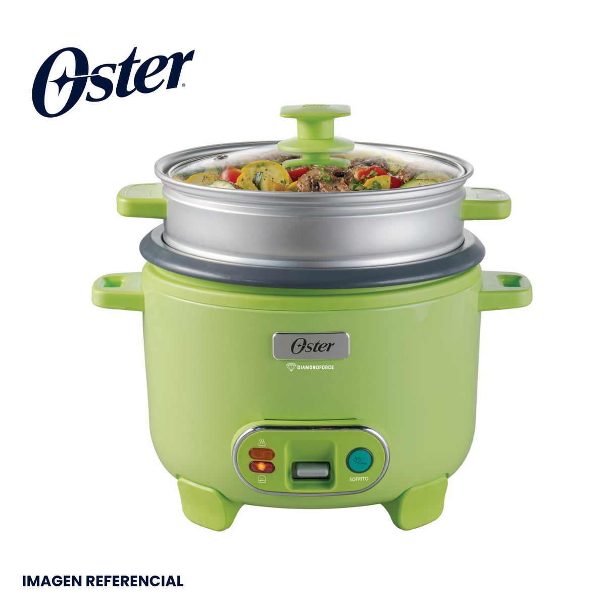 OSTER - Arrocera Oster 10 Tazas DiamondForce CKSTRC10DFGRN