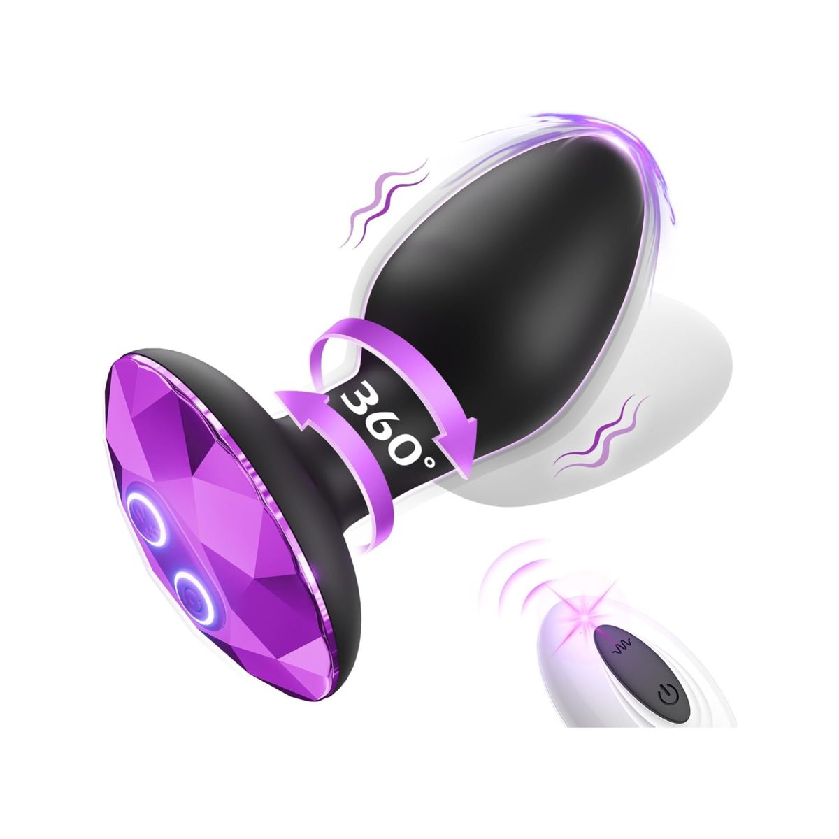 GENERICO - VIBRADOR PLUG A CONTROL PULSO