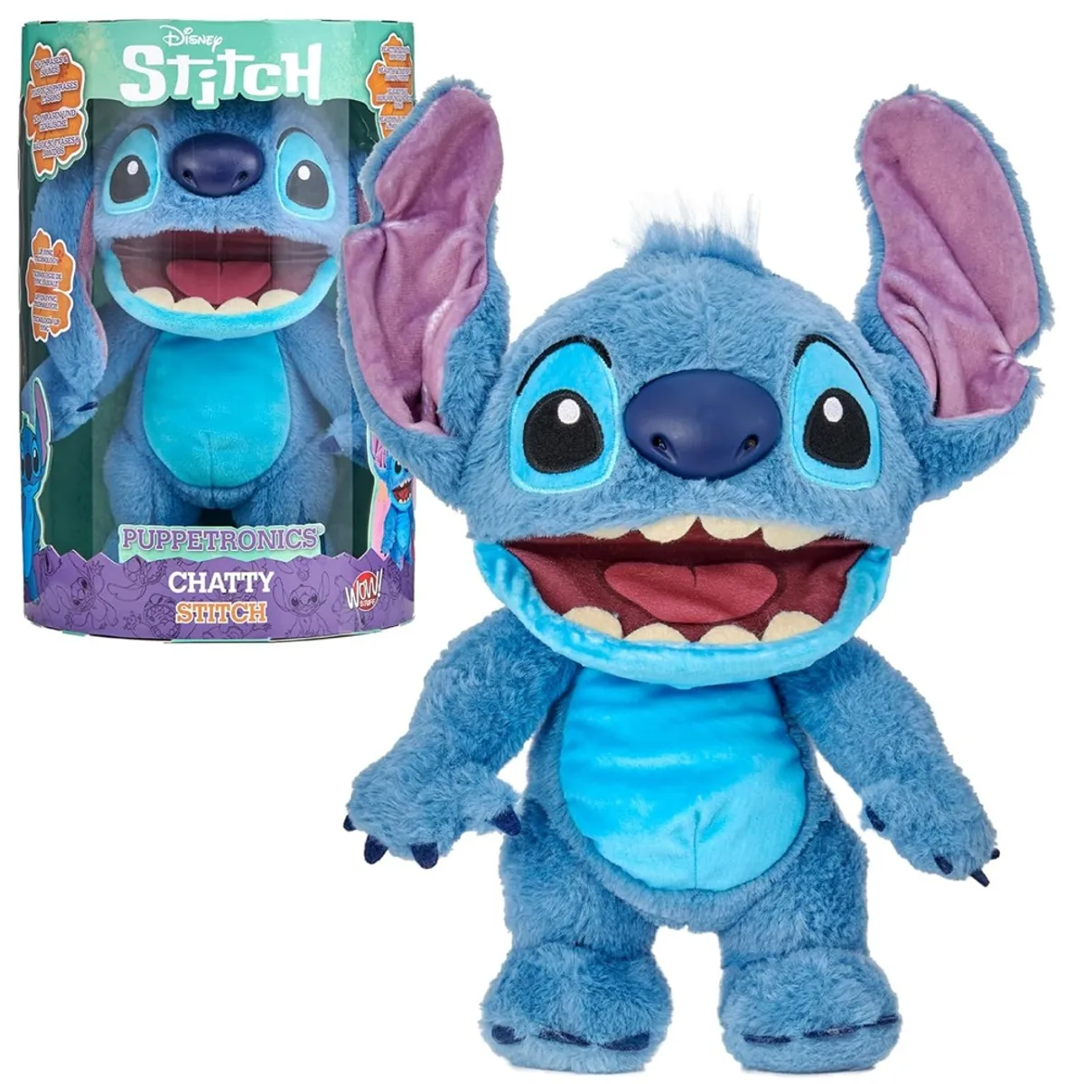 DISNEY - Peluche Disney Chatty Stitch +50 Frases y Sonidos