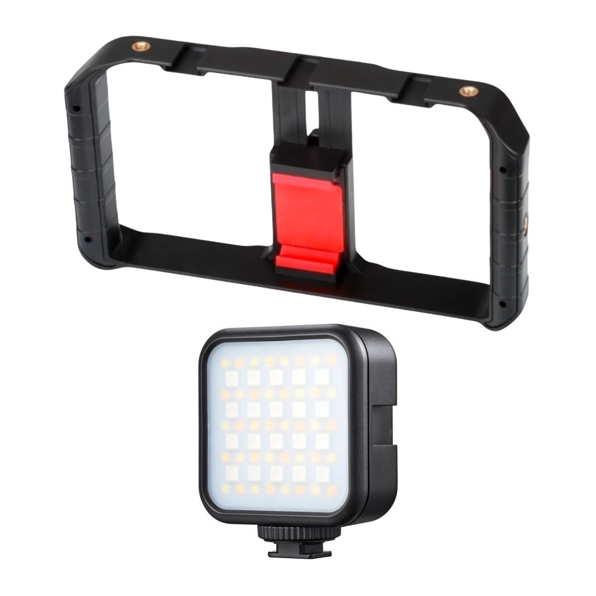 ULANZI - Kit Vlogger con Luz RGB 6R y Jaula Ulanzi